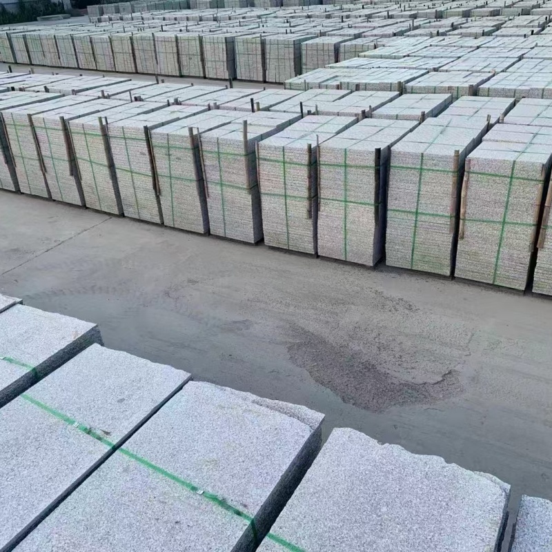 海南芝麻白火烧板石材厂家